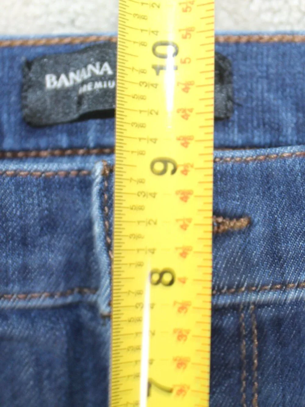 Banana Republic Women Size 30 Mid Rise Skinny Blue Jeans Zip